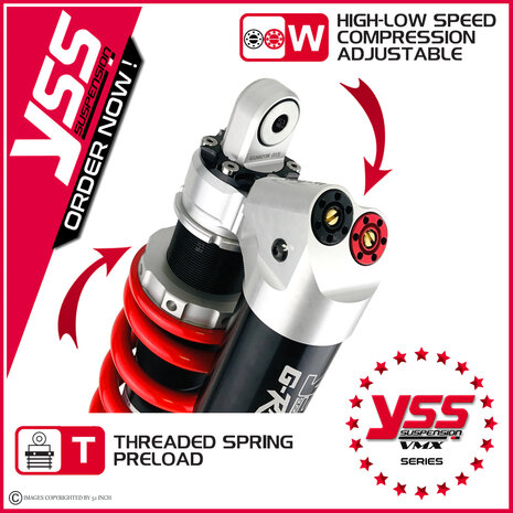 Honda CR 125 R 1989 YSS rear shock absorber